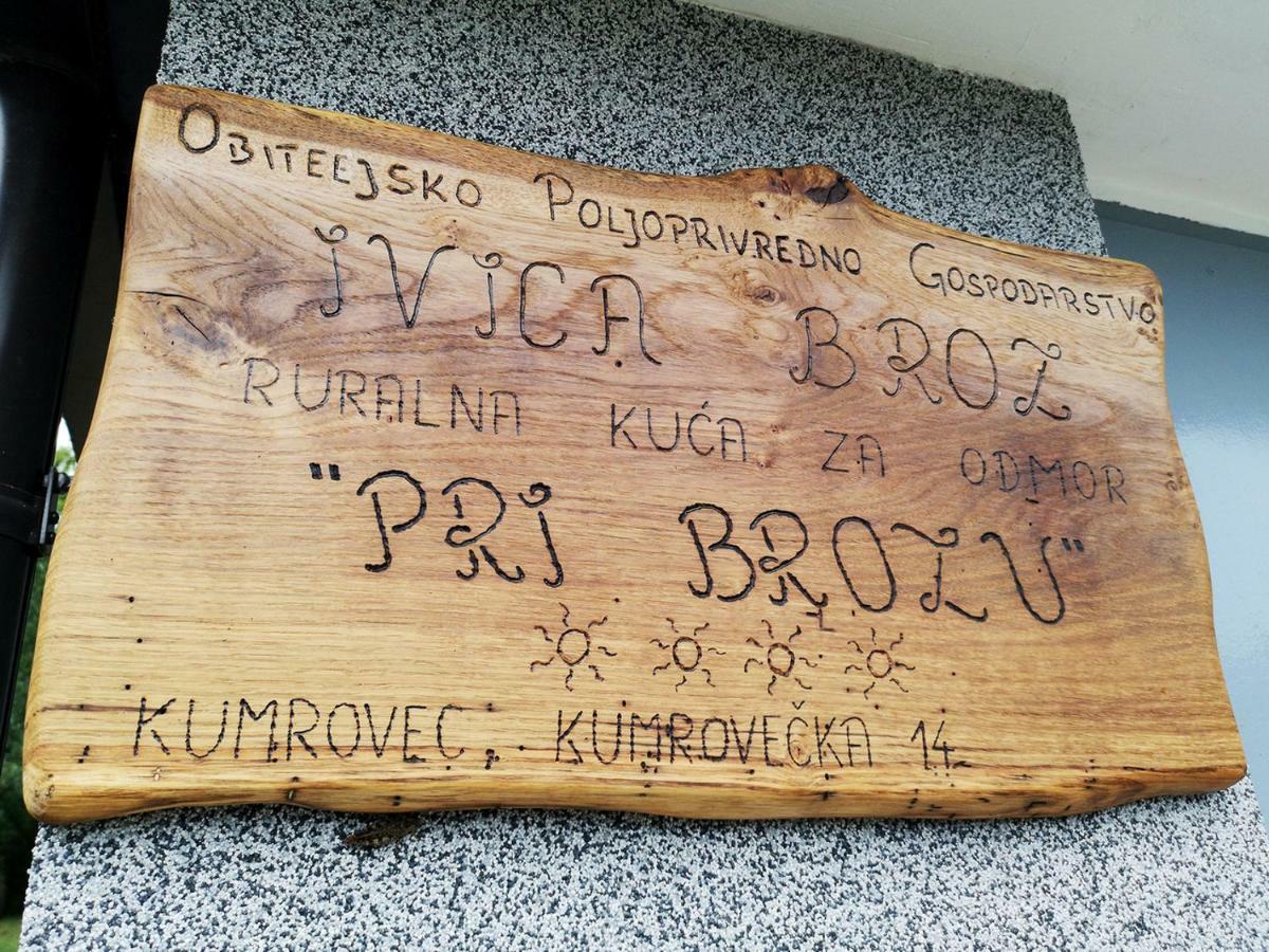 Kuca Za Odmor Pri Brozu Lejlighed Kumrovec Eksteriør billede